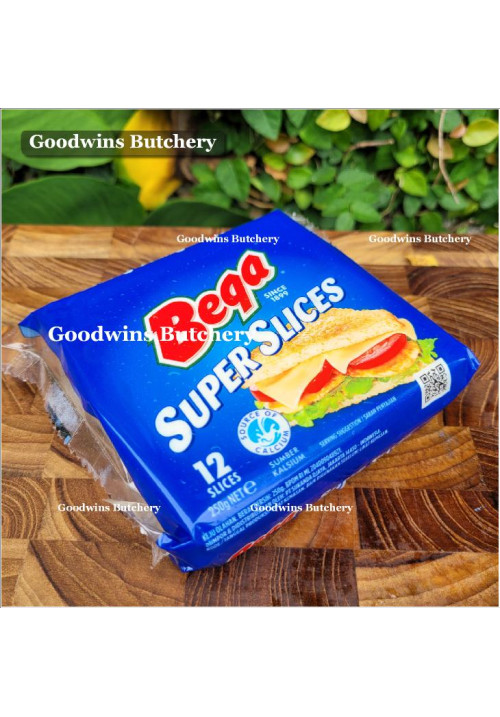 Cheese Bega Australia sliced cheese SUPER SLICES chilled 12pcs 250g